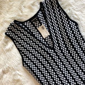 Checkered Skater Dress